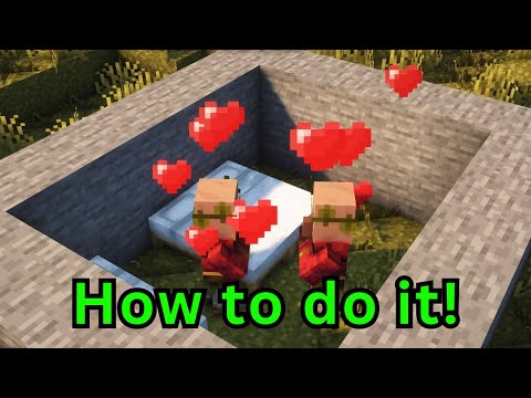 How To Breed Villagers In Minecraft 1.20!