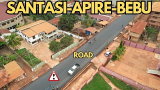 New Santasi Apire Bebu Roads Construction Update in Ashanti Region!
