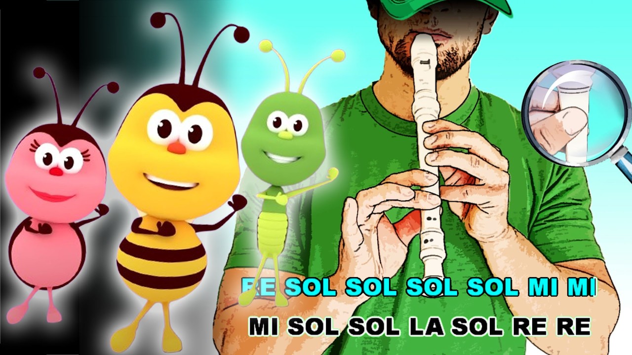 Nunca Dejo de Bailar - Bichikids | Flauta Fácil | Tutorial | Cover | Karaoke