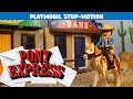 🐴🤠 PONY EXPRESS - Playmobil Oeste Western Stop-motion