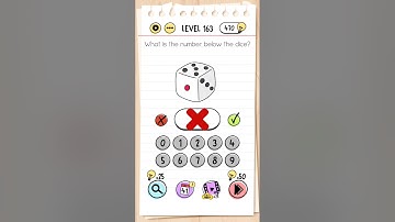 Level 163 - Brain Test - What is the number below the dice? - Subscribe- Technical Gamerz.