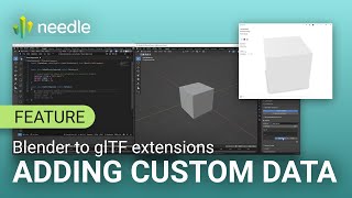 Easy #blender Components → #glTF extension data with #typescript