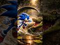 Sonic VS Crocodile Fight #shorts #sonic #sonicthehedgehog #sonicfight