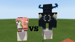 HOGLIN VS WARDEN || MINCRAFT