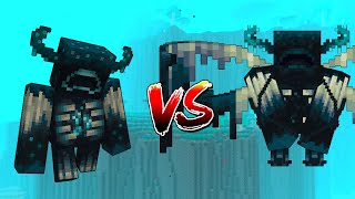 Warden Vs Dragon Warden In Minecraft Be/Pe