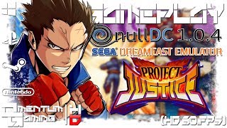 Project Justice - nullDC 1.0.4 | SEGA Dreamcast Emulator Gameplay | HD.1080p 60ᶠᵖˢ screenshot 5