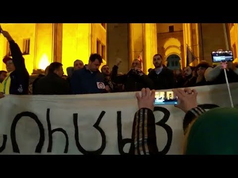 ივანიშვილმა ყველას შეგვაფურთხა - ალეკო   ელისაშვილის გამოსვლა  აქციაზე