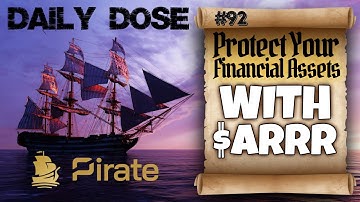 Daily Dose Of Pirate Chain: #92 - Having Privacy Is Safety In A World Of Surveillance