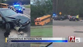 Neighbors petition for change to dangerous Apex intersection