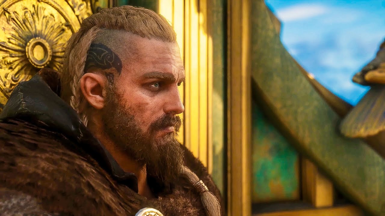 Eivor drinks elixir and goes to Asgard Scene 4K - Assassin's Creed Valhalla