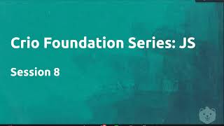 Java Script node js crio class part 8 learn basic of Java script node js