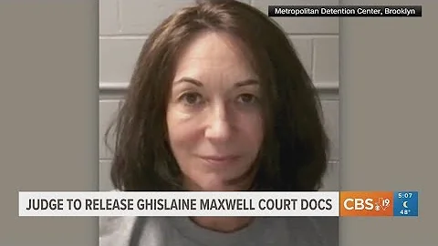 Judge to release Ghislaine Maxwell court documents