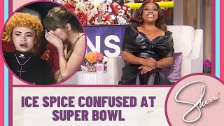 Ice Spice Taylor Swift Hang Out At The Super Bowl Sherri Shepherd