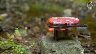 Petromax アルコールストーブ Camping Gear] Can you cook delicious steaks on an alcohol stove