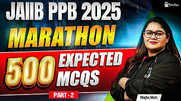 JAIIB May 2025 PPB Marathon | JAIIB PPB Most Important MCQs Questions Practice 2025 | JAIIB EduTap