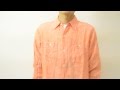 SUGAR CANE（シュガーケーン） リネン素材 カラーシャンブレーシャツ 長袖 メンズ 麻シャツ リネンシャツ ワークシャツ 麻100 SC26498