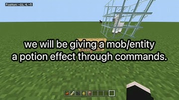 How to give a mob potion effects (forever) through commands.