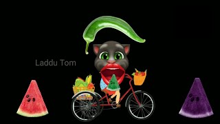 Talking Tom Watermelon Funny Video Laddu Tom