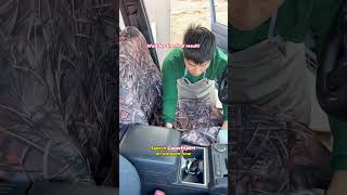 Coverexpert Custom Camo Reed Seat Covers for Toyota Tacoma 2001-2025 installation