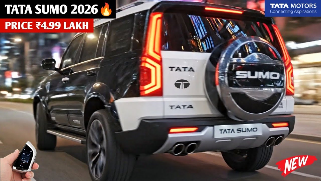 TATA SUMO 2026 First Look 👀 | New Model Launch 💥 | ₹4 Lakh की दमदार 7-Seater SUV Coming Soon🔜🔜