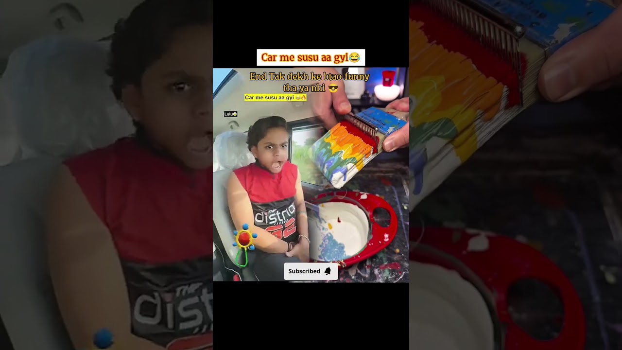 Car me susu aa gyi😂🔥indian family #shorts #indian #chaman #comedy #relatable #chotabhai