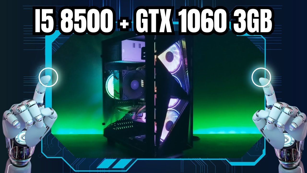 I5 8500+GTX 1060 3Gb  Сборка бюджетного ПК Build PC low budget ASMR