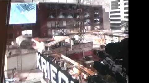 Best sniping spot ever without hacking  Call of duty mw2 high-rise map spots ( how to get on roof ti