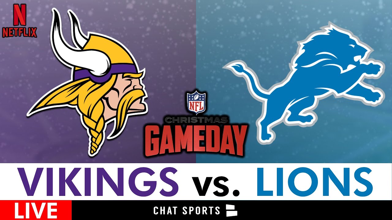 WATCH: Vikings vs. Lions Live Streaming Scoreboard, Free Play-By-Play & Highlights | NFL Netflix Stream