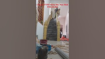 ✅ Lắp đặt cầu thang nhôm đúc tại Nghệ An
