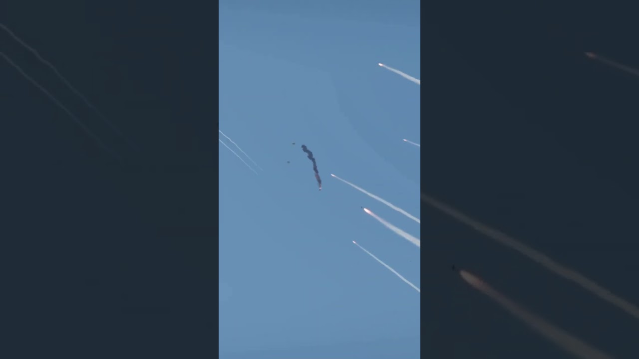 High-Speed Missile Launch Action  FA-18