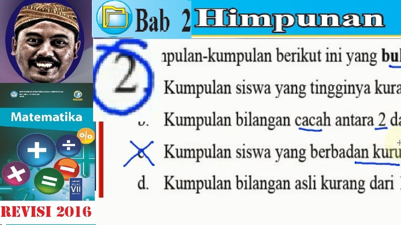 Berikut ini yang bukan himpunan adalah