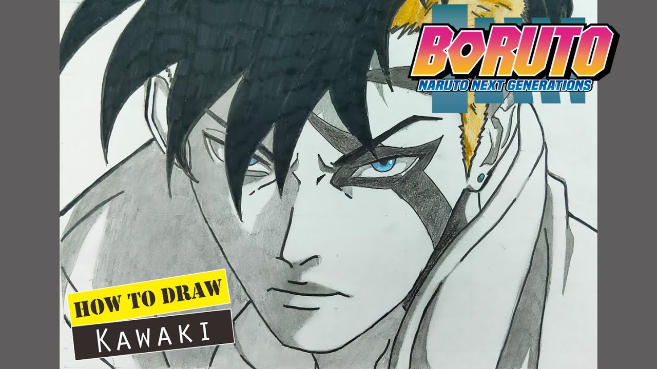 Carlos Arts — 🖋️ Desenho do olho do Kawaki do Anime Boruto