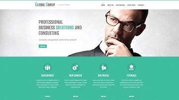 Business & Services Responsive Website Template - 51851