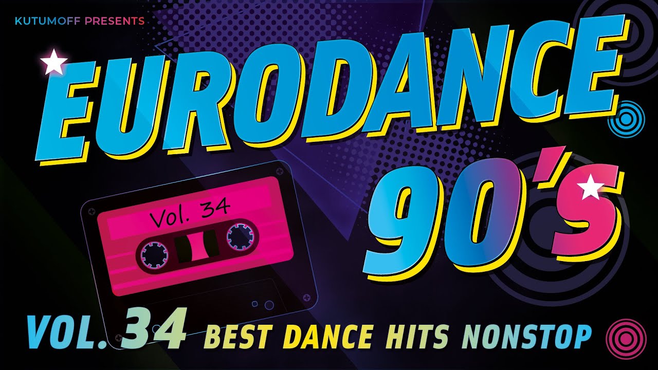 90s Eurodance Megamix Vol 34  Best Dance Hits  Mixed by Kutumoff