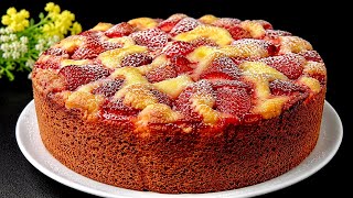 Der beste Erdbeerkuchen🍓 So einfach, dass du es nicht glauben wirst!