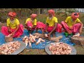 Beef Nihari for Homeless Bede People - Cow PAYA Cooking By Grandpa - Delicious Village Food