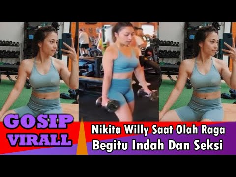 Tambah Gemulai Dan S3Ksi Aja Nikita Willy Saat Nge Gym