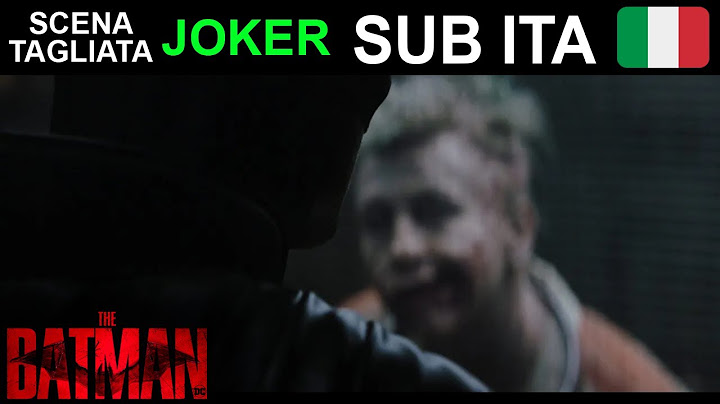 The Batman - Scena del Joker SUB ITA