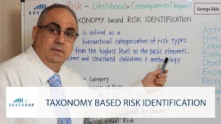 Taxonomy based Risk Identification
