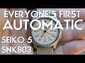 Seiko 5 SNK803 Watch (SNK809 Cream Dial) Review - Ep. 5 - The Automatic