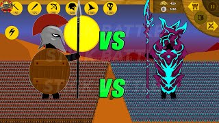 : 9999 NOOB SPEARTON VS 9999 VAMPIRIC SPEARTON | STICK WAR LEGACY | STICK BATTLE