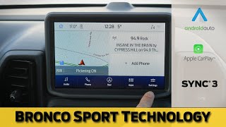 Ford Bronco Sport Sync3 (2021-2024 models) | Apple CarPlay, Android Auto, Navigation and more!