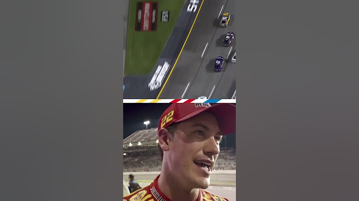 Joey Logano FRUSTRATED with Austin Dillon after WILD Finish to Cook Out 400 😳 #nascar #nascaronfox