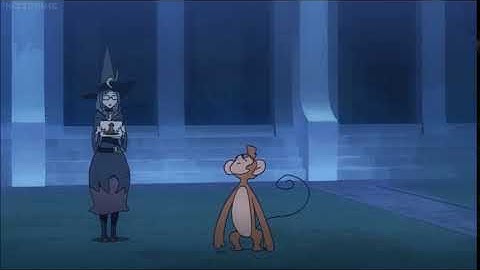 Little Witch Academia - Akko transforms into Monkey