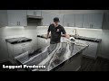 Use Epoxy To Coat Existing Countertops To Make Them Look Like Real Stone | Can Coat Over Wood & More