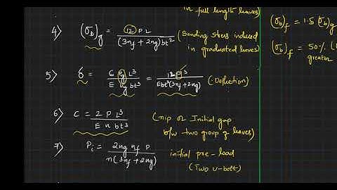 Design of Leaf Spring part 3