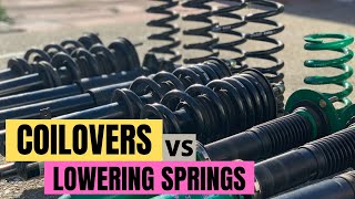 Lexus F Performance Most Preferred Suspension Type | Coilovers vs Lowering Springs screenshot 5