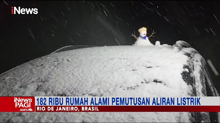 Suhu Rendah Ekstrim di Brasil, Penduduk Zona Barat Rio Ketakutan #iNewsPagi 22/05