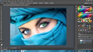 تغير لون العين بأحتراف بلفوتوشوب Change eye color professionally for Photoshop screenshot 5