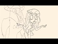 Hazbin Hotel rough animation